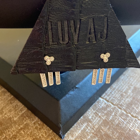 BNWT Luv Aj The Moroccan Dangle Studs Silver - Picture 5 of 5